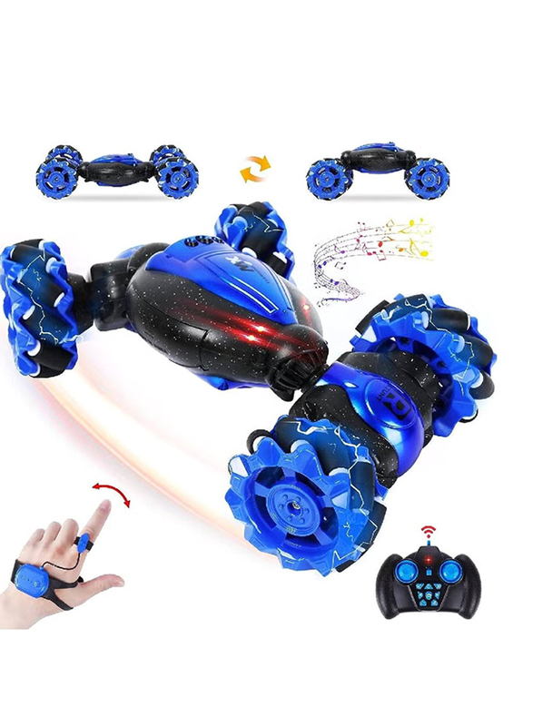 

Gennext Extreme Crosslander, Luminous All-terrain Radio Controlled Car, RC49, Black/Blue, Ages 3+