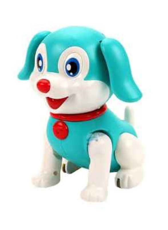 Musical Barking Jumping Dog Toys With Flashing Light & Sound, Sea Green