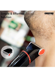 Geepas Rechargeable Trimmer for Men, GTR8128N, Black