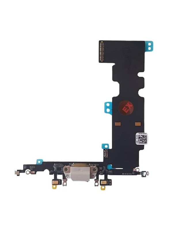 Gennext Apple iPhone 8 Plus Replacement Charging Port Flex Cable Dock Connector + Flex Cable, Multicolour