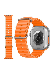 Gennext Sport New Silicone Band for Apple Watch Series 8/7/6/5/SE 42/44/45/49mm, Orange