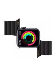 Gennext Replacement Adjustable Magnetic Strap Compatible with Apple Watch Series 8/7/SE/6/5/4/3/2/1/45mm/44mm/42mm/Ultra 49mm, Black