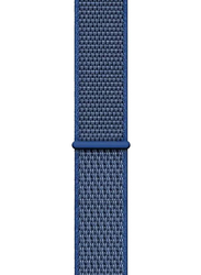 Gennext Nylon Sport Soft Replacement Strap for Apple Watch 41mm/40mm/38mm, iWatch Series 8/7/6/SE/5/4/3/2/1, Blue