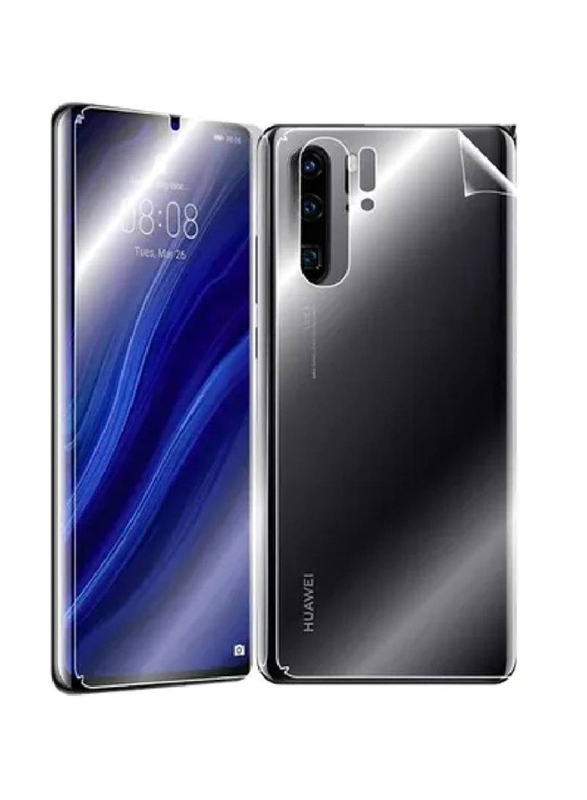 Huawei P30 Pro Hydrogel Front And Back Screen Protector Film Cover, Clear