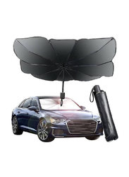 Gennext UV Protection Car Umbrella Sunshade, Black
