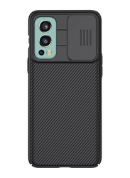 OnePlus Nord 2 Camsheild Bumper Slide Plastic Hard Mobile Phone Case Cover, Black