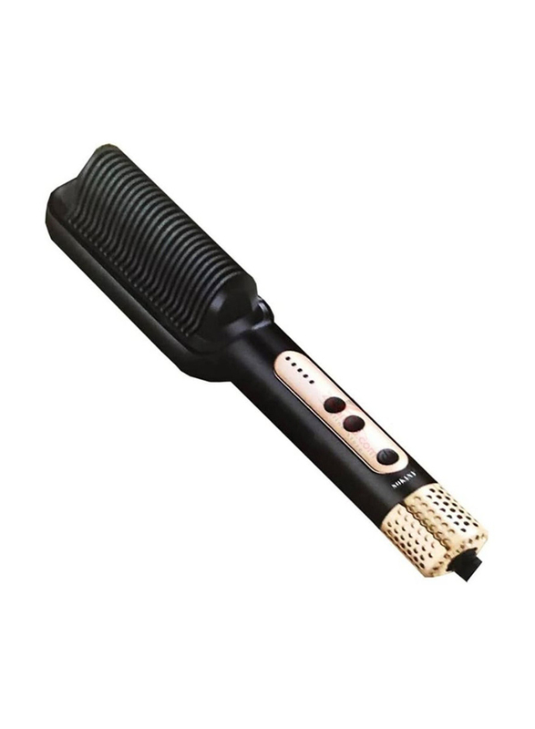 Sokany Professional Hair Straightening Comb Brush for Women, SK-1008, Black