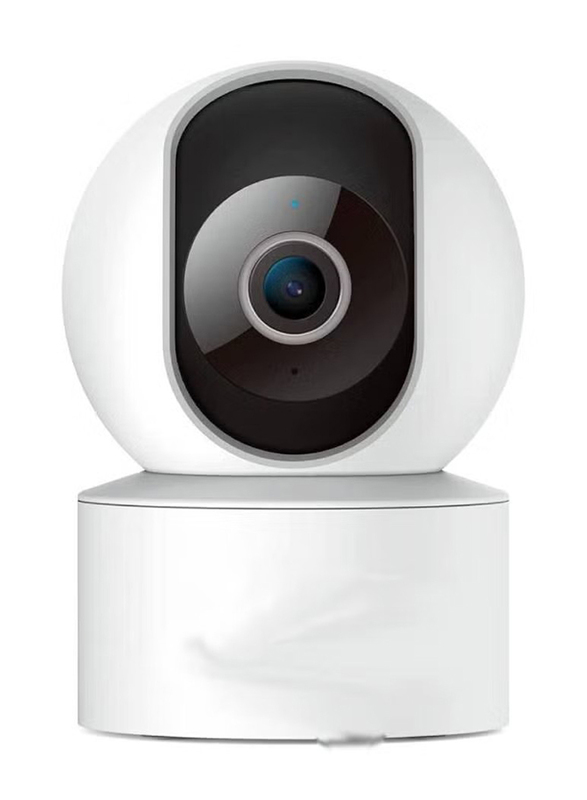 Gennext Smart Camera C200 1080p Resolution 360 Degrees View with AI Human Detection, White