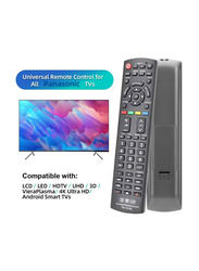 Gennext Universal Remote Control Compatible Replacement for Panasonic TV/VIERA Link/HDTV/ 3D/ LCD/LED, N2QAYB000485, Black