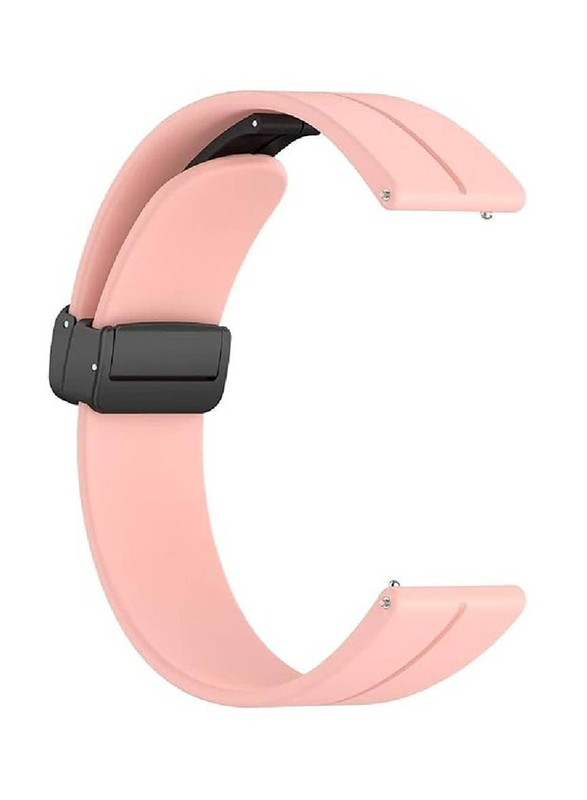 Replacement Quick Release Soft Sport Wristband Magnetic Clasp Strap for Huawei Watch Buds/Watch GT 4, Pink