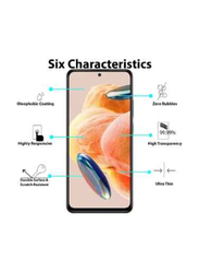 Xiaomi Redmi Note 12R 9H Anti Scratch Tempered Glass Screen Protector, Clear