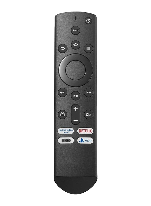 Gennext Universal Remote Control Replacement for Toshiba-Insignia-Smart-Fire-TV-Edition Controller LED, QLED, LCD, 4K UHD, HDTV, HDR TV with Netflix, Prime Video & HBO Buttons, Black