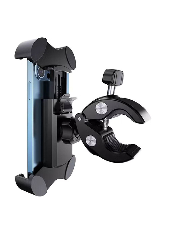 USAMS 360 Degree Cycling Phone Mobile Holder Bike Mount, Black