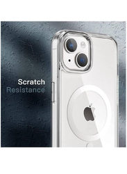 Apple iPhone 14 Shockproof Military Grade Protection Scratch Resistant MagSafe Magnetic Mobile Phone Case Cover, Clear