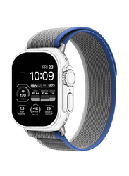 Gennext Replacement Trail Loop Band for Apple Watch Ultra/Watch Ultra 2 49mm, Grey/Blue