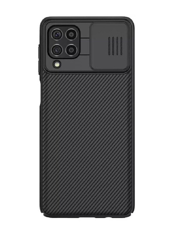 Nillkin Samsung Galaxy F62 Camera Protector Hard PC TPU Ultra Thin Anti-Scratch Mobile Phone Case Cover, Black