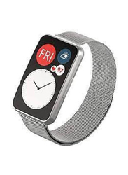 Gennext Milanese Replacement Band for Huawei Watch Fit, Silver