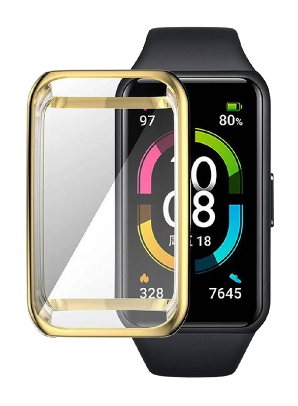 Gennext Soft TPU Cover for Honor Band 6, Gold