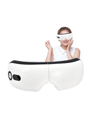 4D Smart Eye Instrument Hot Compress Bluetooth-Compatible Eye Fatigue Massage Therapy Glasses Vibration Eye Massager, 1 Piece