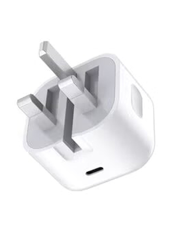 Gennext Galaxy Z Fold 3 USB C Fast Charge Foldable Plug 20W Type C PD Power Delivery Wall Adapter, White