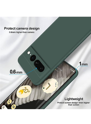 Gennext Google Pixel 7 Pro Soft Silicon TPU Flexible Slim fit Smooth Shock Proof Fingerprint Resistant Back Mobile Phone Case Cover, Green