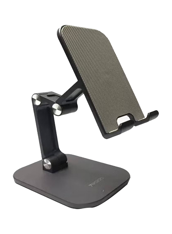 Yesido Double Folding Free Rotation Support Mobile Phone Holder, Black