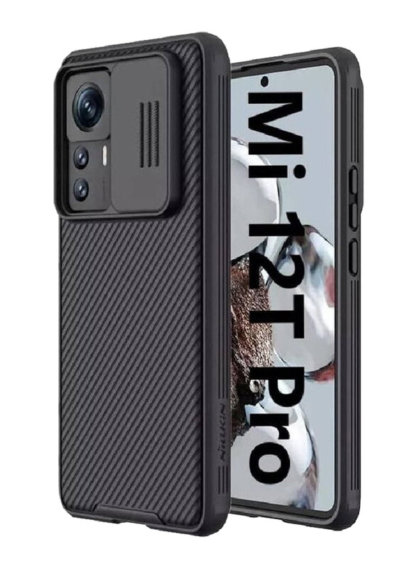 

Gennext Xiaomi 12T Pro Camera Protection Hard PC Ultra Thin Anti-Scratch Mobile Phone Case Cover, Black