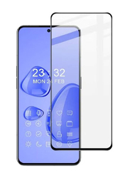 Zoomee OPPO Reno8 Pro 9H Full Coverage Tempered Glass Screen Protector, Clear/Black