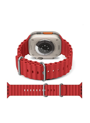 Zoomee Watch Strap Band for Apple Watch Ultra 8 Series 38/40/41mm, Red