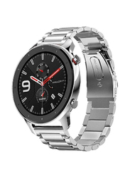 Gennext Replacement Stainless Steel Quick Release Strap Band for Samsung Galaxy Watch Active 2 40/44/20mm, Silver