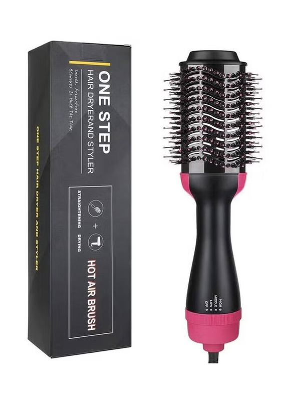 Gennext One Step Hair Dryer & Styler, Black/Pink