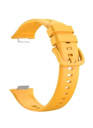 Gennext Silicone Replacement Band Compatible with Huawei Fit 2 Watch, Yellow