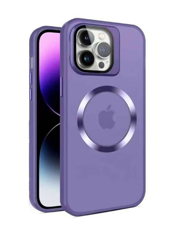 Apple iPhone 15 Pro Max Protective New Design Scratch-Resistant Camera Protection Mobile Phone Case Cover, Purple