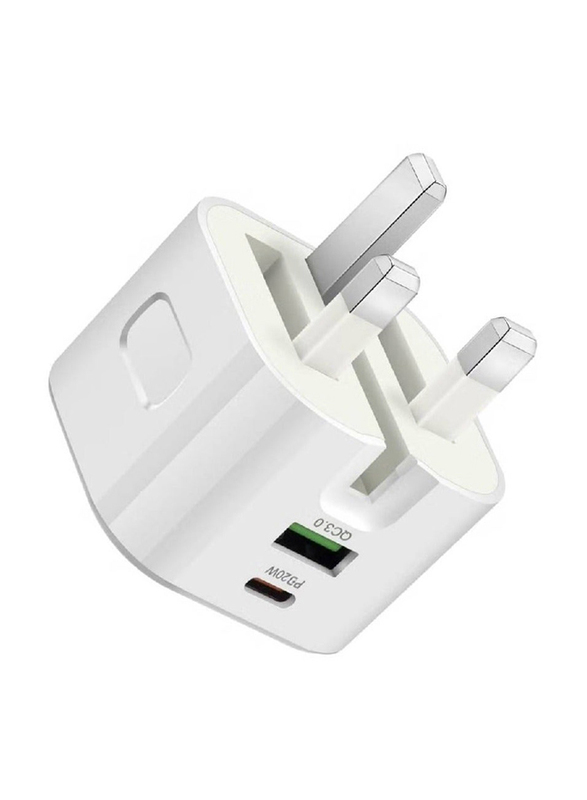 

Gennext 20W Fast Charge USB Type-C Charger, White