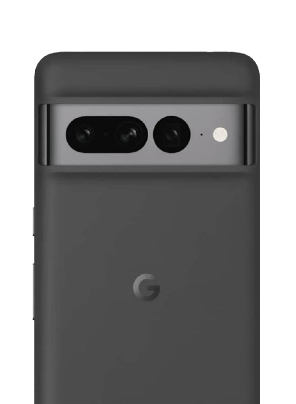 Gennext Google Pixel 7 Pro Soft Matte Flexible TPU Back Mobile Phone Case Cover with Logo, Black