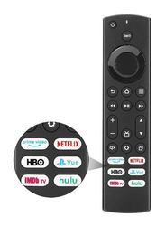 Gennext TV Remote Control Replacement for All Toshiba & Insignia Smart Fire TV - LED, QLED, LCD, 4K UHD, HDTV, HDR TV, Black