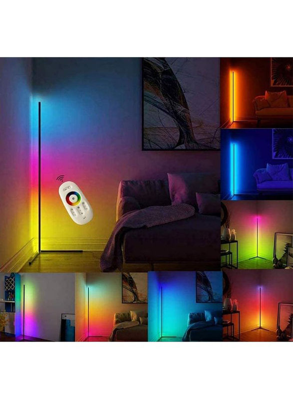 142cm Remote Control LED Light Corner Lamp, Multicolour