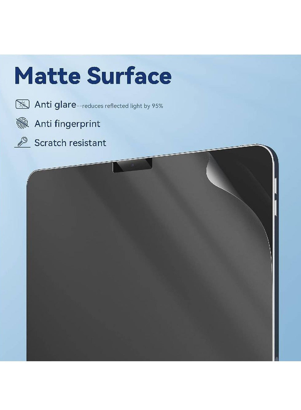 Gennext Apple iPad Mini 6 Anti-Glare Matte PET Paper Film Easy Installation Matte Ceramic Screen Protector, 2 Pieces, Clear