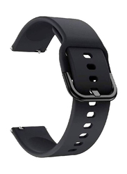 Gennext Silicone Quick Release Strap for Samsung Galaxy Watch Active 2 20mm, Black