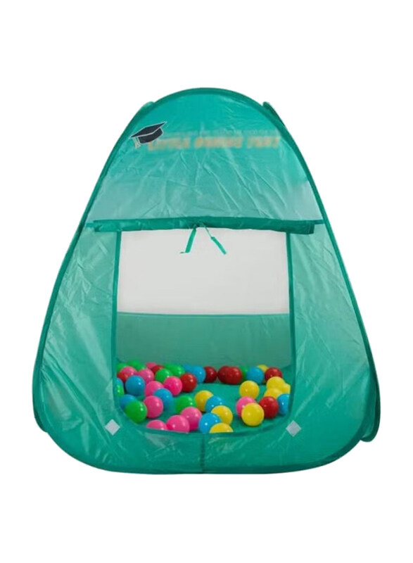 Little Genius Folding Tent with Balls Set, 50-Piece, Blue, Ages 1+