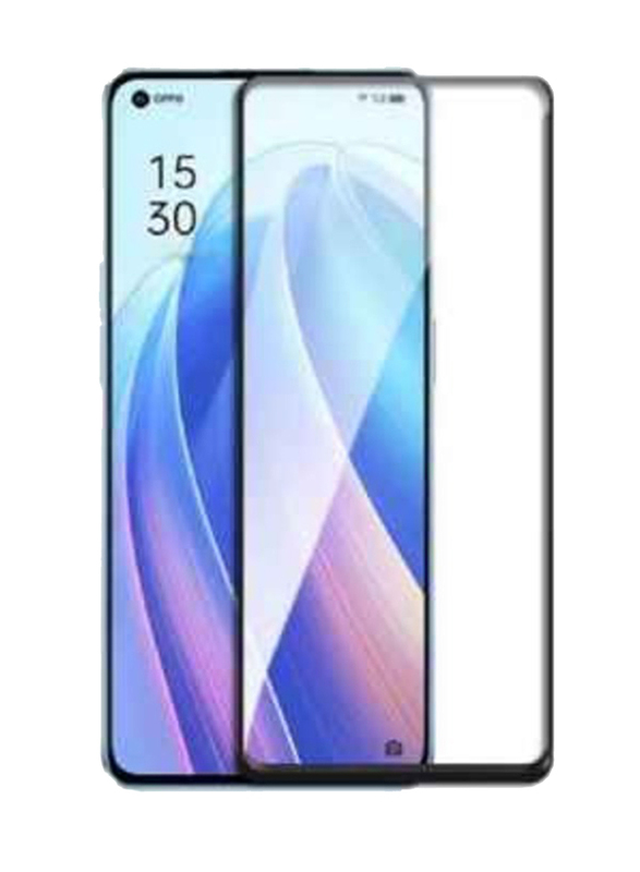 

Generic OPPO Reno5 5g 9H Full Coverage Tempered Glass Screen Protector, Clear/Black