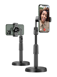 Gennext Ancestors Mount Holder 360 Rotate for iPhone/Android Smartphone, Black