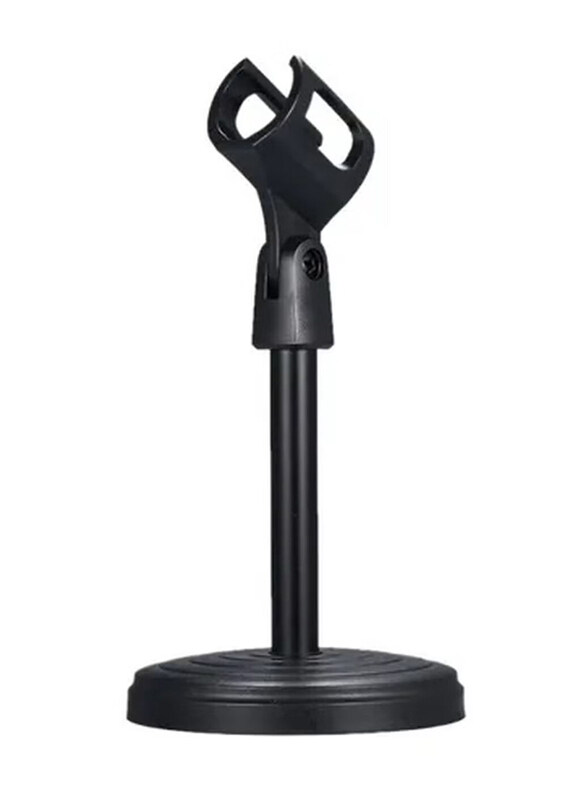 

Generic Adjustable Microphone Stand with Mount, Black