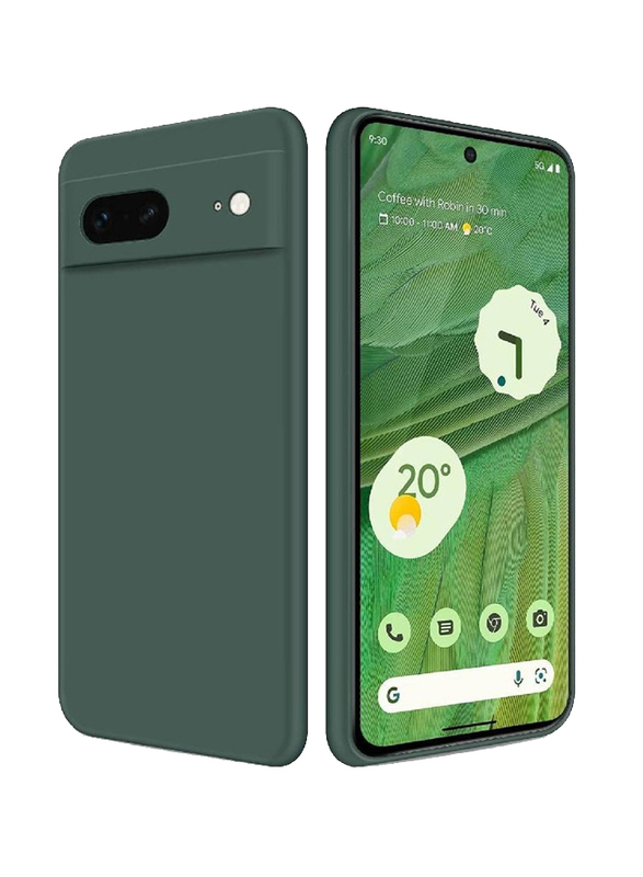 Gennext Google Pixel 7 Soft TPU Ultra Thin Anti-Scratch Silicon TPU Mobile Phone Back Case Cover, Green