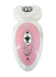 Geepas 2-in-1 Rechargeable Ladies Epilator Set, Multicolour