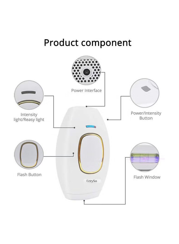 IPL Intelligent Laser Hair Removal System, White