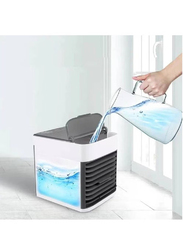 Evaporative Portable Personal Space Cooler Air Conditioner, White