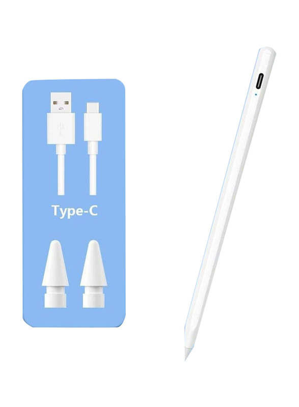 Apple Active Stylus Pen with Palm Rejection, White