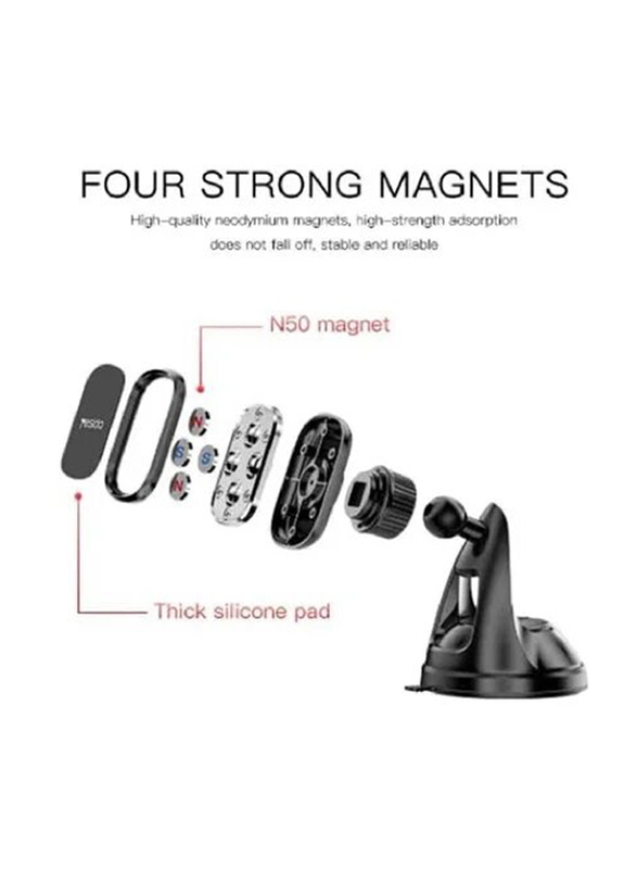 Yesido C72 Strong Magnetic Car Phone Holder, Black