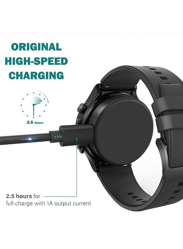 Smartwatch Charger for Samsung Galaxy Watch Active 2, Black